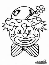 Clown Coloring Pages Scary Colouring Clowns Faces Cartoon Drawing Cliparts Clipart Adults Happy Kids Printable Getdrawings Impressive Frog Outline Color sketch template