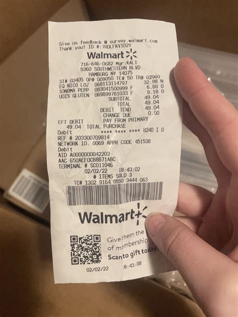 seemingly random receipt   walmart   york