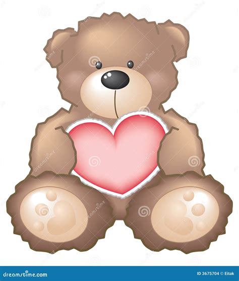 teddy bear  heart stock images image