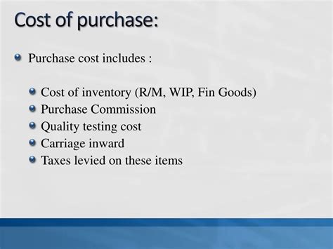 inventory valuation powerpoint    id