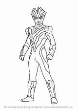 Ultraman Victory Coloring Pages Color Drawing Step Draw Spiderman Choose Board sketch template