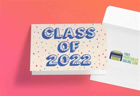 printable class   graduation card  printables