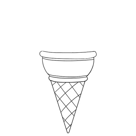 coloring page ice cream cone coloring book