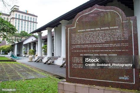malaysia  courthouse  kuching stock photo  image  architecture colonial