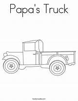 Coloring Truck Papa Built California Usa Papas sketch template