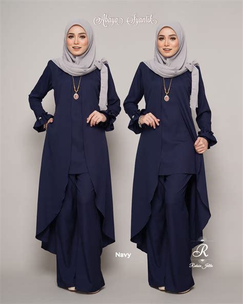 koleksi pakaian muslimah abaya syantik rk