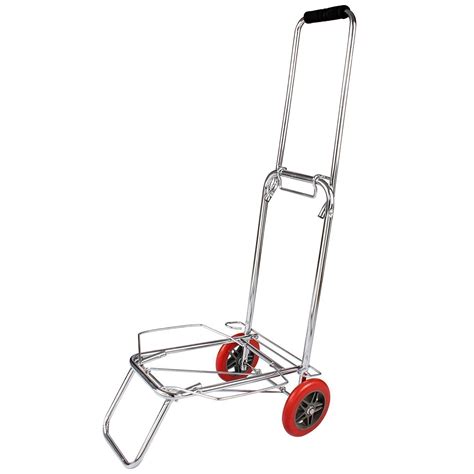 stainless steel  wheel portable hand cart heavy duty load capacity  kg id