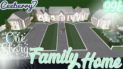story family aesthetic  story family bloxburg house layout invisible death