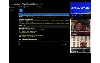 Electronica Music Radio Player screenshot #1