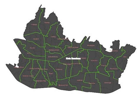 geografi peta kota bandung  keterangan kecamatannya kumparancom