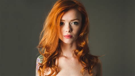 4237x2819 Suicide Girls Redhead Tattoo Women Model Wallpaper