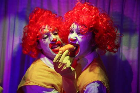 disturbing photos show ronald mcdonald looking perverted and provocative