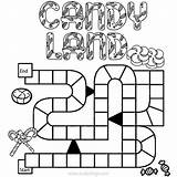 Candyland Map sketch template