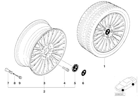realoemcom bmw  xi bmw la wheel radial spoke  bmw parts bmw bmw