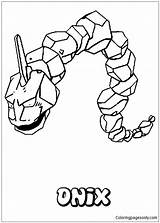 Pokemon Coloring Onix Pages Color Coloringpagesonly Adult Online Pokémon Printable Kids Colouring Print Rayquaza Getdrawings Cartoon sketch template