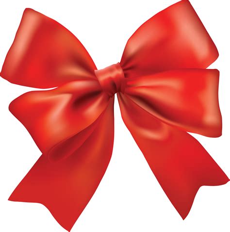 red ribbon bow png