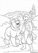 Oso Hermano Koda Disegni Ours Frere Fratello Orso Kenai Aprenden Juegan Divierten sketch template