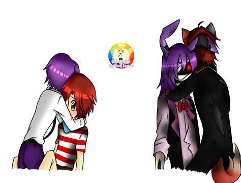 Foxy X Bonnie Human Before And After Render By