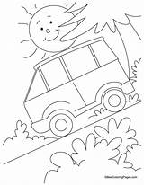 Coloring Slope Steep Drawing Pages Kids Transportation Dive Sport Transport Bestcoloringpages Van Getdrawings Designlooter Drawings Visit Preschool Sheets sketch template