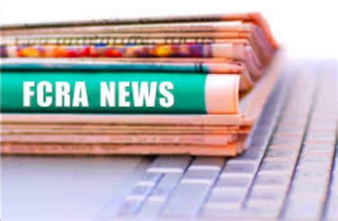 advisory  compliance  fcra ngos associations   amended