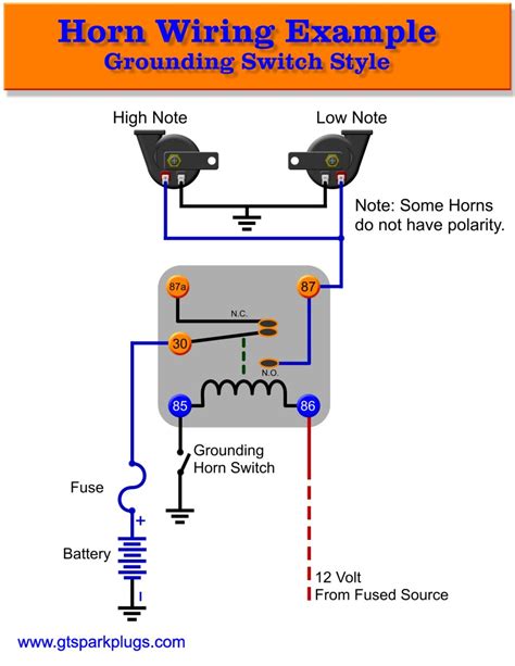 horn blaster wiring diagram