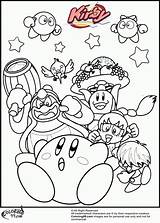 Coloring Kirby Pages Print Fire Comments sketch template