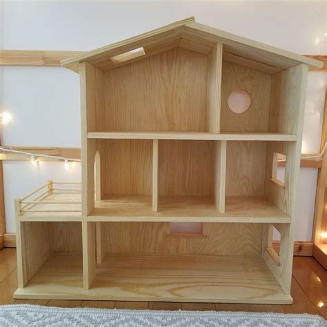 maison de poupee en bois fait main bio naturel wooden etsy doll house plans diy dollhouse