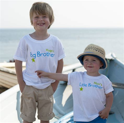 big brother little brother t shirt set by precious