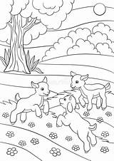 Goat Coloring Baby Pages Cute Color Little Printable Kids Getcolorings Coloration Book Farm Getdrawings sketch template