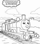 Thomas Coloring Pages Friends Train Engine Tank Percy James Printable Christmas Cartoon Series Color Hellokids Gordon Track Tv Getdrawings Print sketch template