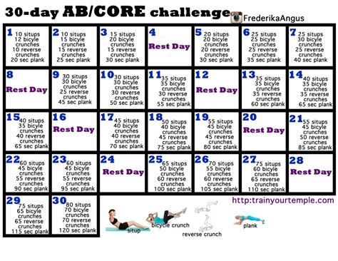 day challenge planner chart template calendar design
