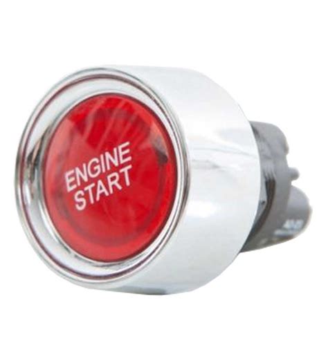 red led push start button str