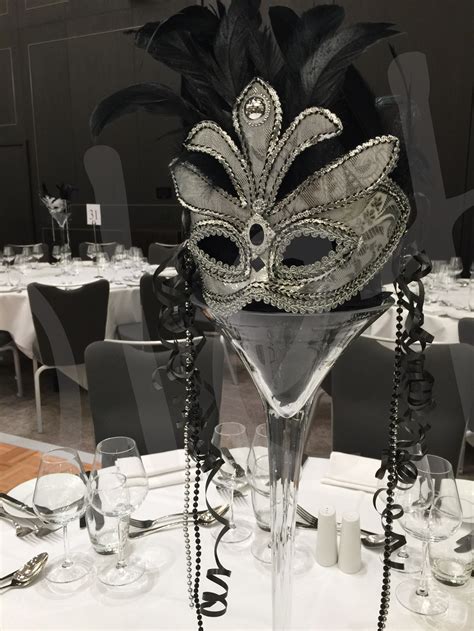 masquerade table decoration hire  lets party