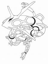 Rayquaza Coloring Pages Printable sketch template