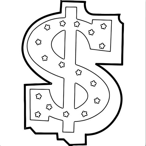 money coloring page  wecoloringpagecom