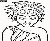 Ugga Croods Mother sketch template