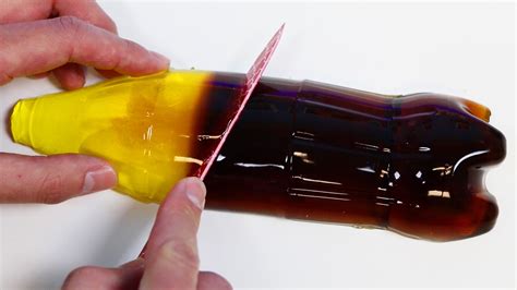 Huge Gummy Cola Bottle Diy Homemade Jelly Candy Youtube
