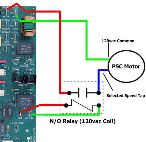 ecm  psc conversion wiring diagram