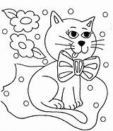 Coloring Cat Pages sketch template