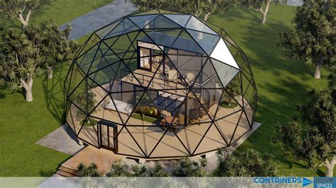glass domes  future  homes