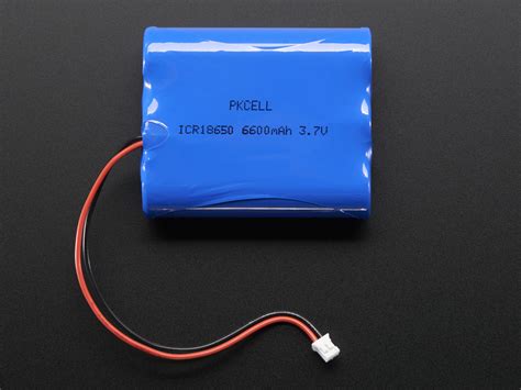 lithium ion battery pack  mah id   adafruit