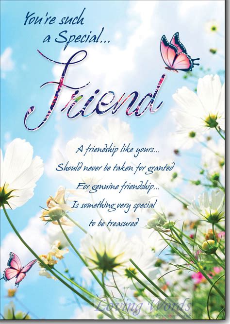 youre   special friend greeting cards  loving words