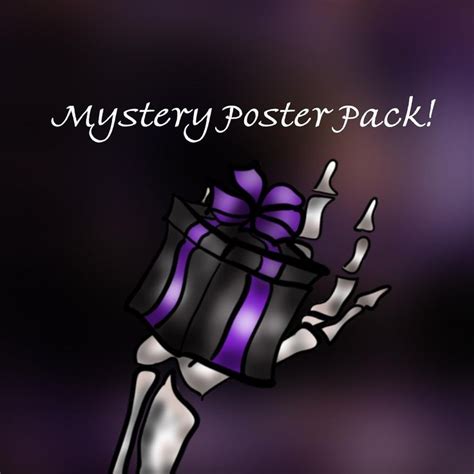 printable mystery poster pack     extra   etsy