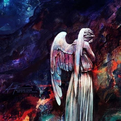 weeping angel by alice x zhang art stuffs doctor who wallpaper doctor who tattoos doctor who