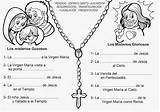 Santo Misterios Catequesis Misionero Recursos Rezar María Espiritu Explicación Sencilla Catolico Ruega Aprendan Compartilhar Imagui sketch template