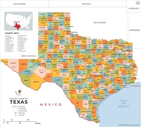 texas county map texas counties counties  texas tx