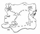 Treasure Map Coloring Pages Treasures Hunts Cryptic Real sketch template