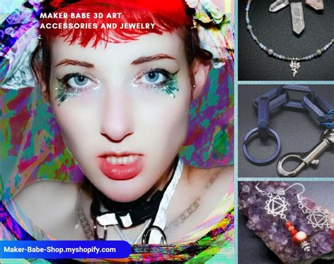 Handmade Gemstone Jewelry 3d Art And Accessories By Maker Babe