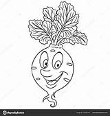 Vegetable Beet sketch template