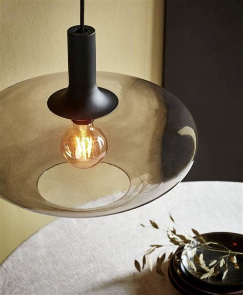 Danish Smoked Glass Pendant Large Creative Lighting Solutions